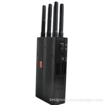 Extended Edition Power Mobile Phone Wi-Fi Jammer with 6 Channels